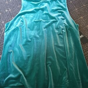 INC. Velvet Short Sleeve Top